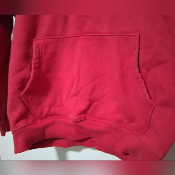 Champion Vibrant Red Hoodie with Logo Size Large - Picture 6 of 9